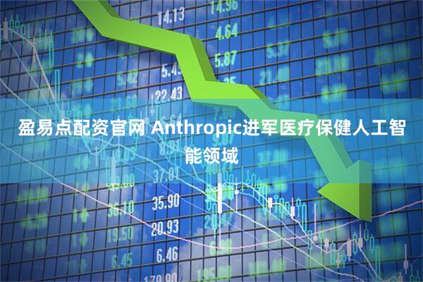 盈易点配资官网 Anthropic进军医疗保健人工智能领域