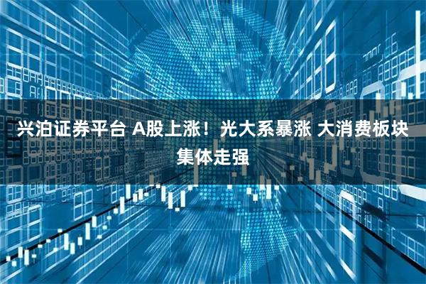 兴泊证券平台 A股上涨！光大系暴涨 大消费板块集体走强